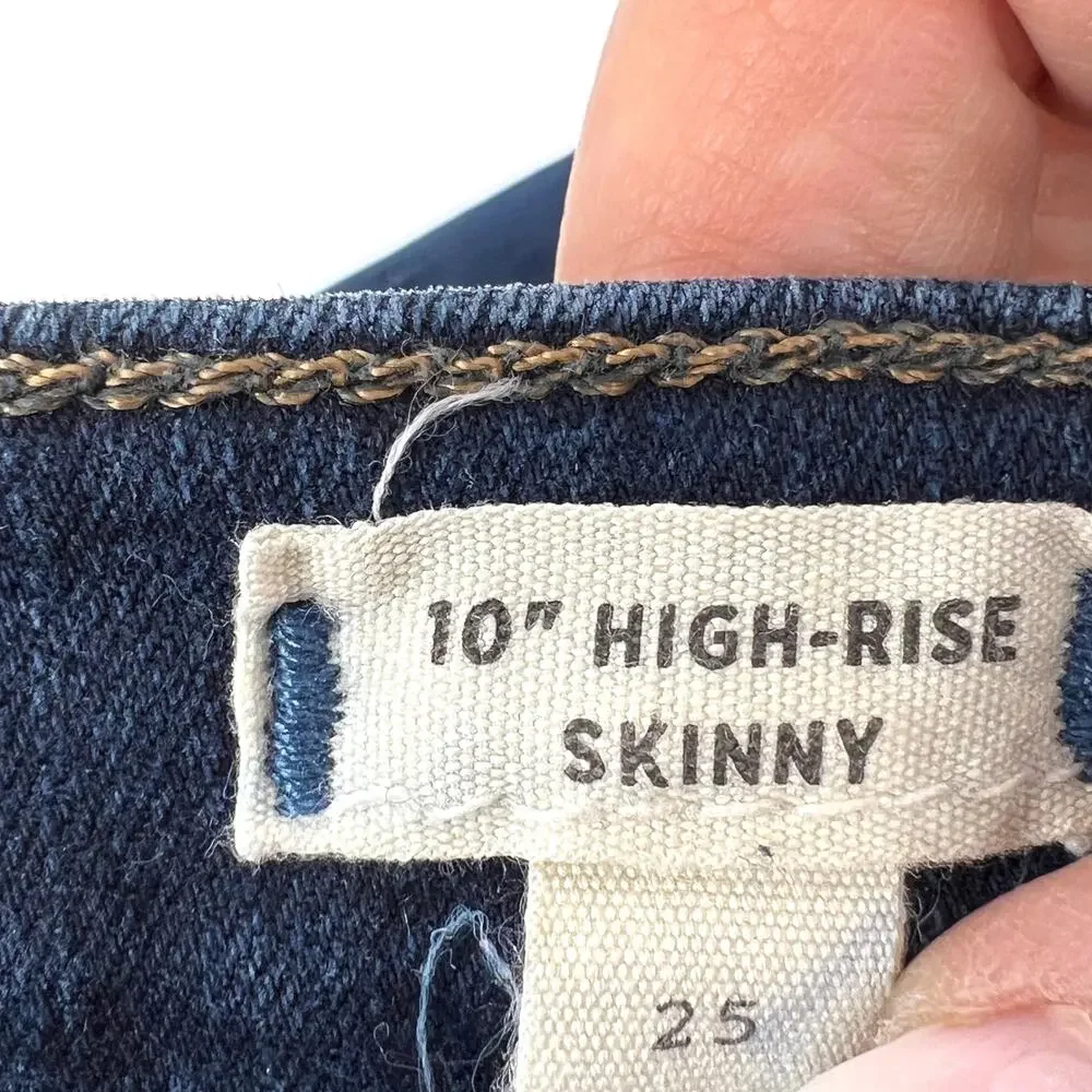 Madewell High Rise Skinny Stretch Jeans Size 25